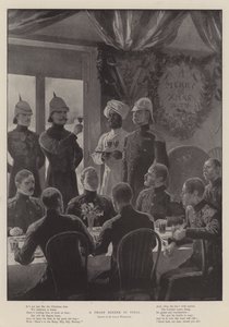 En troppemiddag i Indien